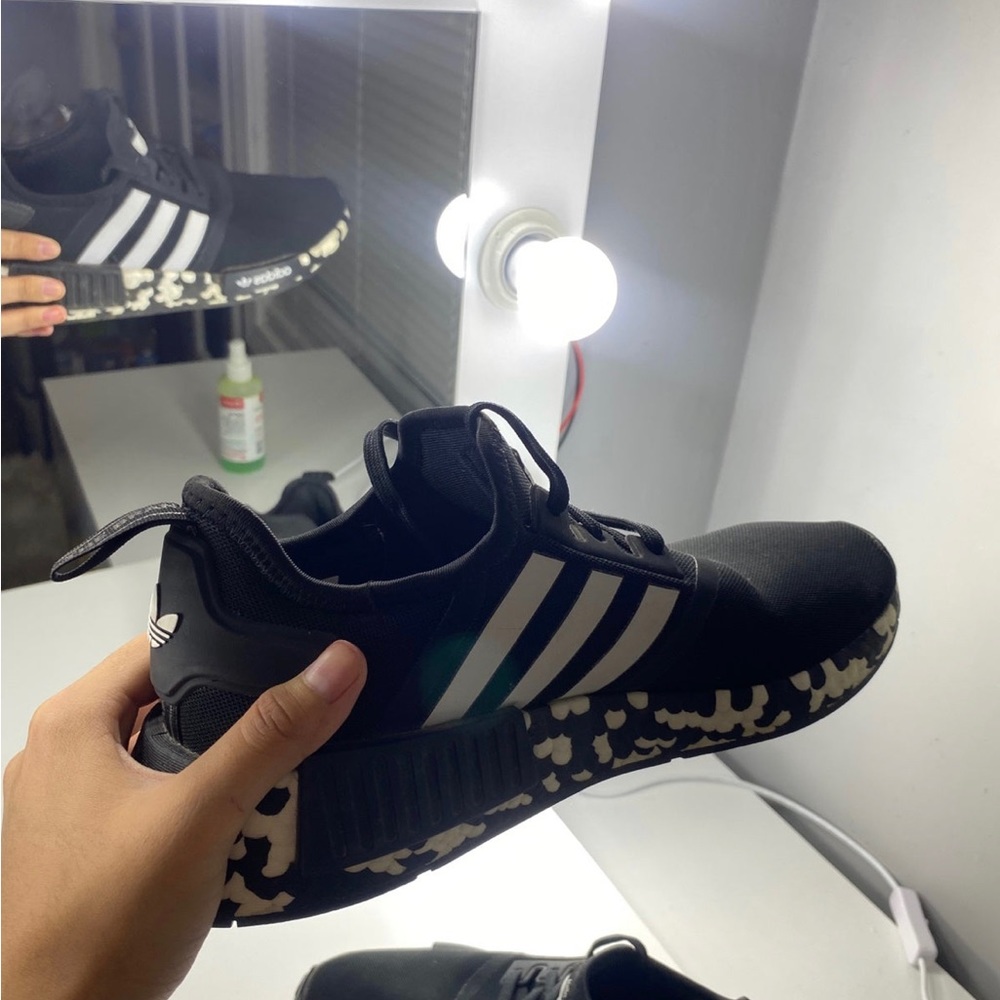 nmds adidas cow print shoes